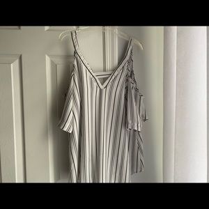 black and white stripped tank top